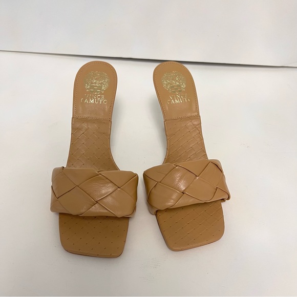 Vince Camuto Brelanie Braided Strap Sandal In Dulce De Lec Color NIB - Reemoly - Picture 5 of 15